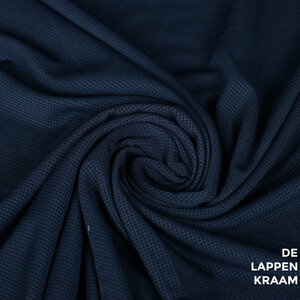  Pique donkerblauw