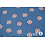 Denim stof met lieveheersbeestjes