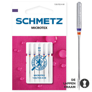 Schmetz Naalden Microtex 80 set van 5 stuks