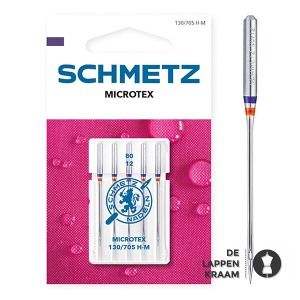 Schmetz Naalden Microtex 80 set van 5 stuks