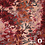 Ausbrenner tie dye stof bordeaux