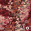 Ausbrenner tie dye stof bordeaux