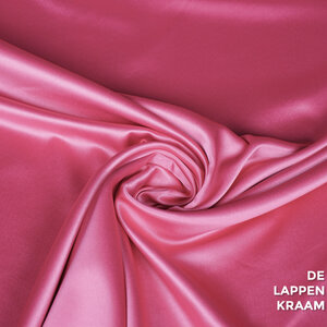 Basic Satijn met stretch fuchsia