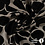 Punta di Roma stof met abstracte cirkels in beige en zwart