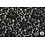 Jacquard stof zwart gebloemd