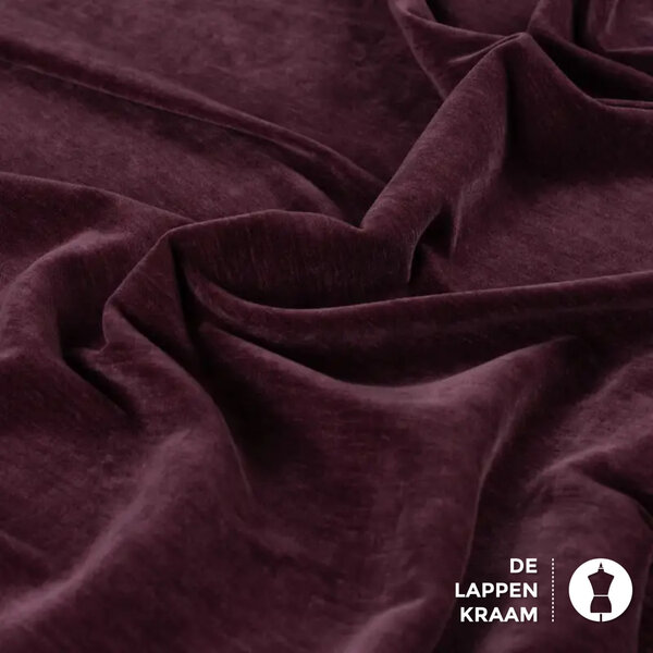 Velours Bengaline Stof bordeaux