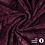 Velours bengaline geborduurd bordeaux