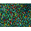 Coupon 4 Viscose crepe groen met panterprint 180 x 150cm