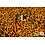 Coupon 5 Viscose crepe okergeel met dierenprint 170 x 150 cm