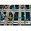Coupon 6 Viscose stretch crepe zwart met ruit en bloemen 180 x 150cm