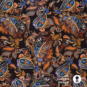  Tricot stof met groot paisleydessin