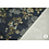 Stretchkatoen stof jeanslook met bloemenprint in beigetinten