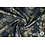Stretchkatoen stof jeanslook met bloemenprint in beigetinten