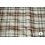 Coupon 18 Double gauze beige geruit met zilveren lurex 180 x 160cm