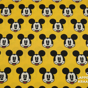 SALE Zwembroek stof geel met Mickey Mouse