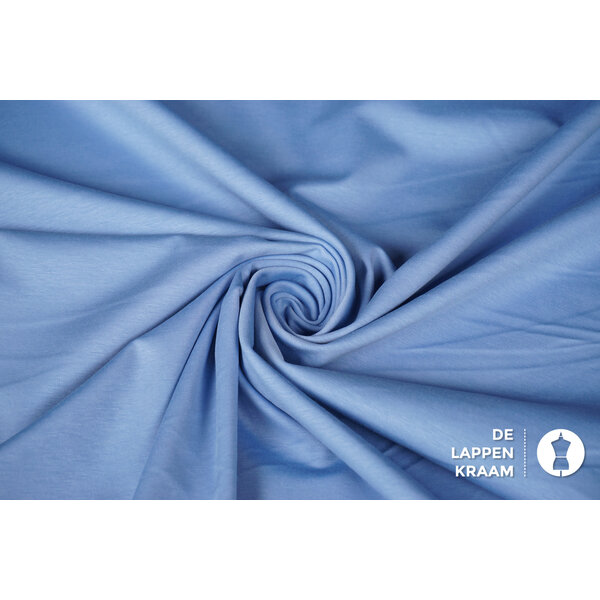 Scuba tricot stof babyblauw