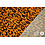 SALE Viscose crepe stof okergeel met dierenprint