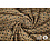 Viscose stof zwart met beige bloemen