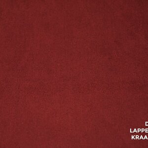  Scuba suede donkerrood