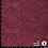 Scuba suede met geborduurde draad in bloemvorm bordeaux