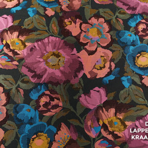  Jacquard met kleurrijke bloemen