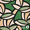 Viscose stretch stof met grote geillustreerde bladeren