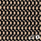 Punta stof beige met zwart/zilveren golfjes