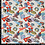 Alpenfleece jogging grijs met patches