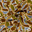 Viscose twill stof met mozaiekprint