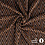 Gebreide glitter stof zigzag goud zilver