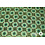 Coupon 81 Chiffon in bloemenprint mintgroen met lurex 180 x 150cm