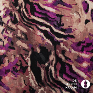  Punta met gevlekt dessin magenta