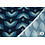 A la Ville Viscose stof donkerblauw met vervaagde vormen