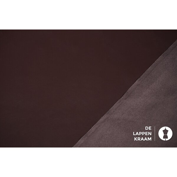 A la Ville Imitatieleer stof aubergine