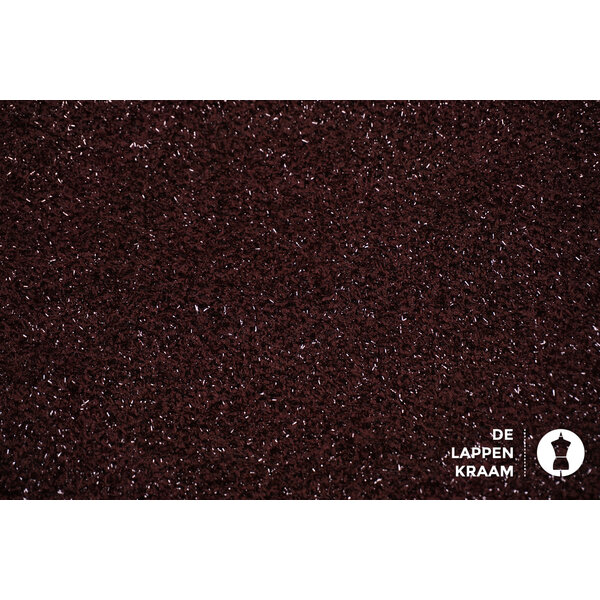 A la Ville Scuba glitter blouce aubergine