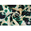 A la Ville Crinkle viscose met tie dye dessin groen