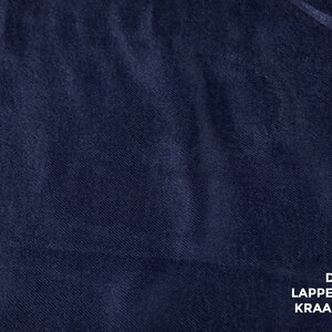 A la Ville Viscose stof in keperbinding in kobalt