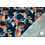 A la Ville Polyester crepe met gestyleerde blauwe bloemen