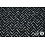 A la Ville Gebreide Stof met Glitter Zigzag Zwart Wit