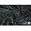 A la Ville Gebreide Stof met Glitter Zigzag Zwart Wit
