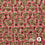 Gewatteerd Fluweel Stof Roze met Bloemen