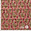 Gewatteerd Fluweel Stof Roze met Bloemen