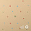 Mousseline Stof Beige met Geborduurde Hartjes