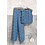 Geborduurde Jeansstof