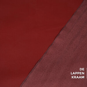 A la Ville Imitatieleer Donkerrood