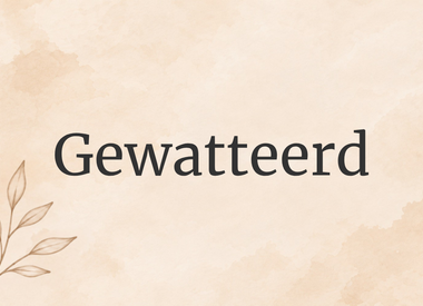 Gewatteerd