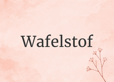 Wafelstof