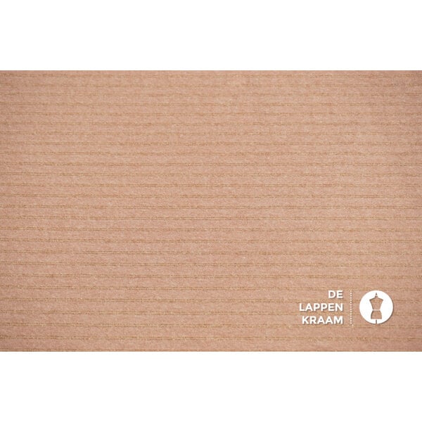 Angora Tricot Stof Licht Oudroze met Gouden Lurex
