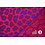 Jacquard Stof Fuchsia met Paarse Luipaardprint