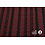 Coupon 14 Gebreid bordeaux met onderbroken streep 200 x 150 cm
